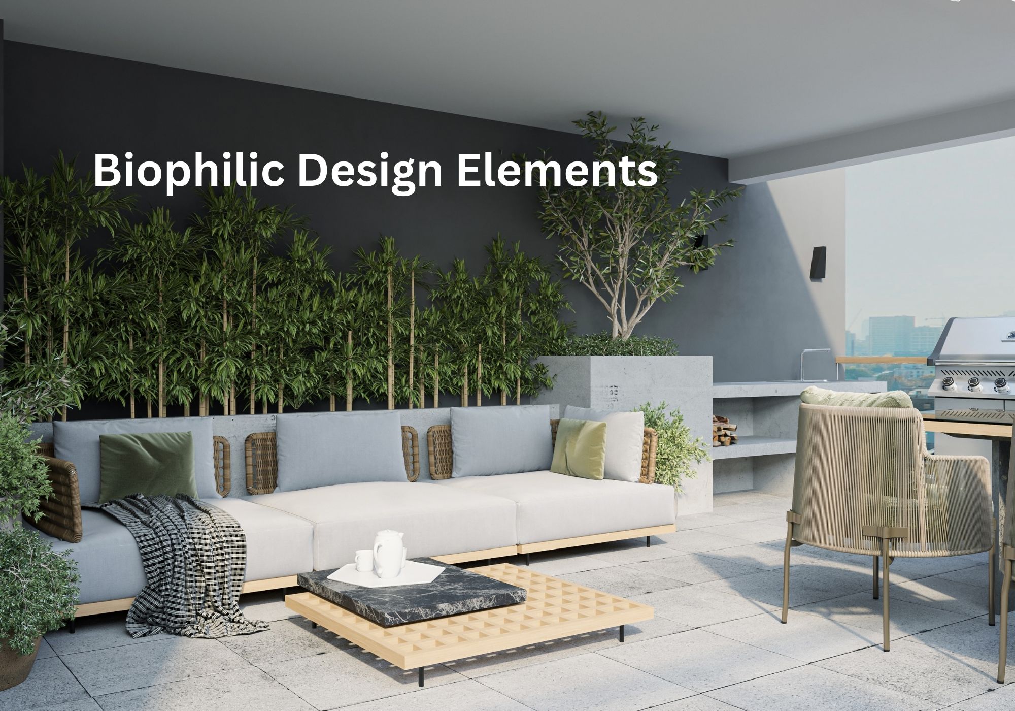 Biophilic Design Elements - Outdoor Garden Furniture