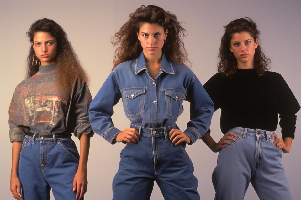 High-Waisted Denim and Vintage Band Tee Combo - Must-Have Retro Outfits 