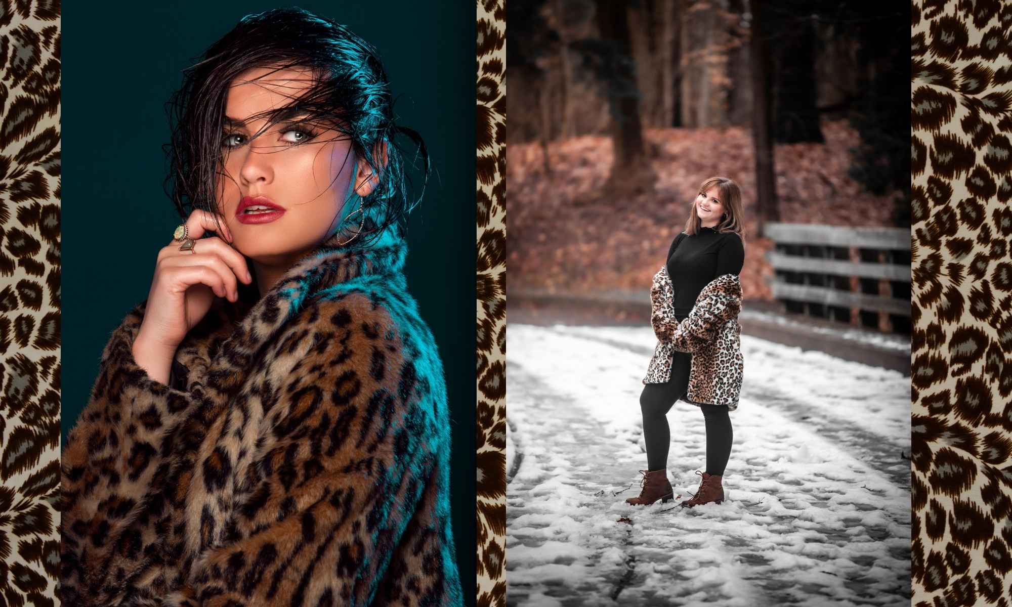 Leaoprard Print Coat - Animal Print Outfit Ideas