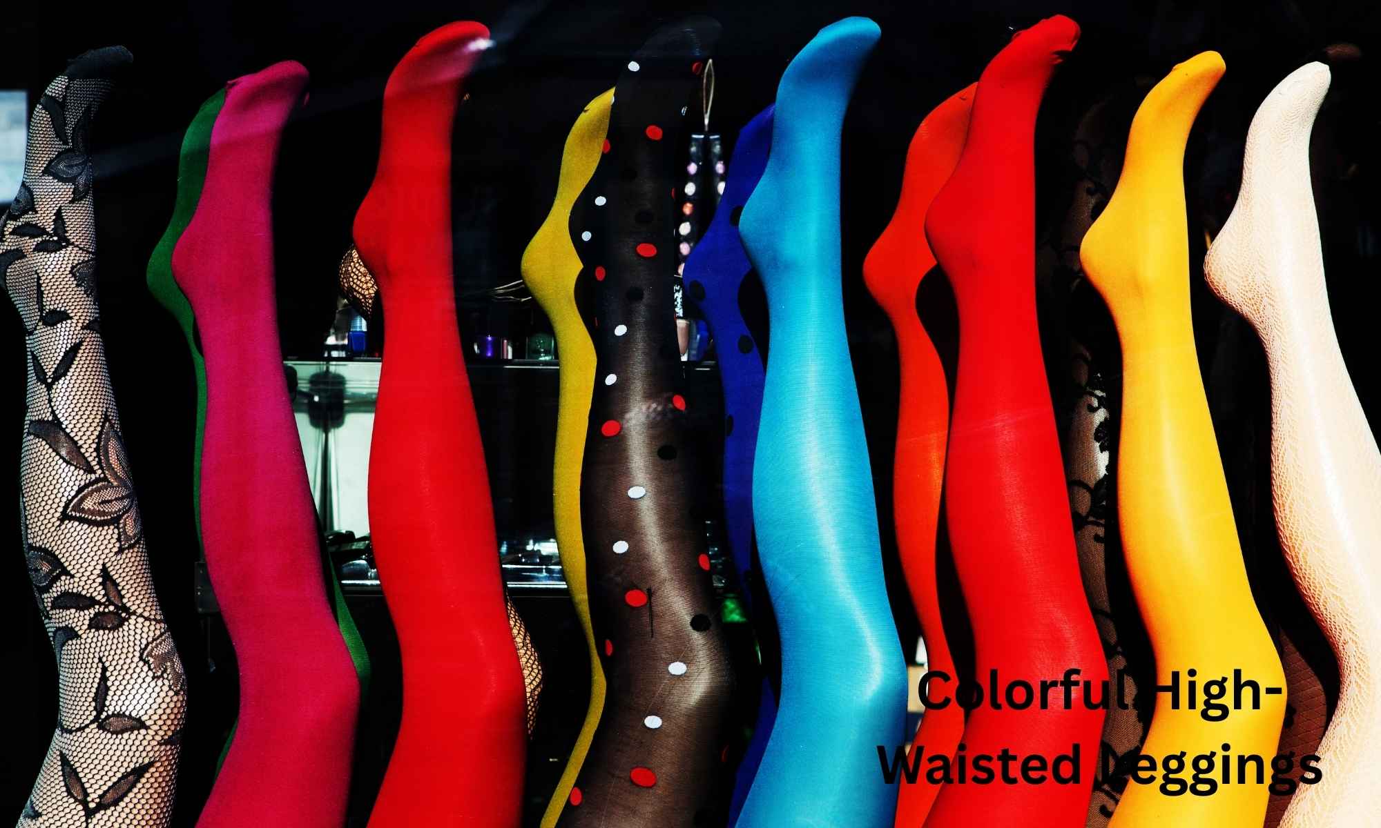 Colorful High-Waisted Leggings - Cute Sportswear for Teens