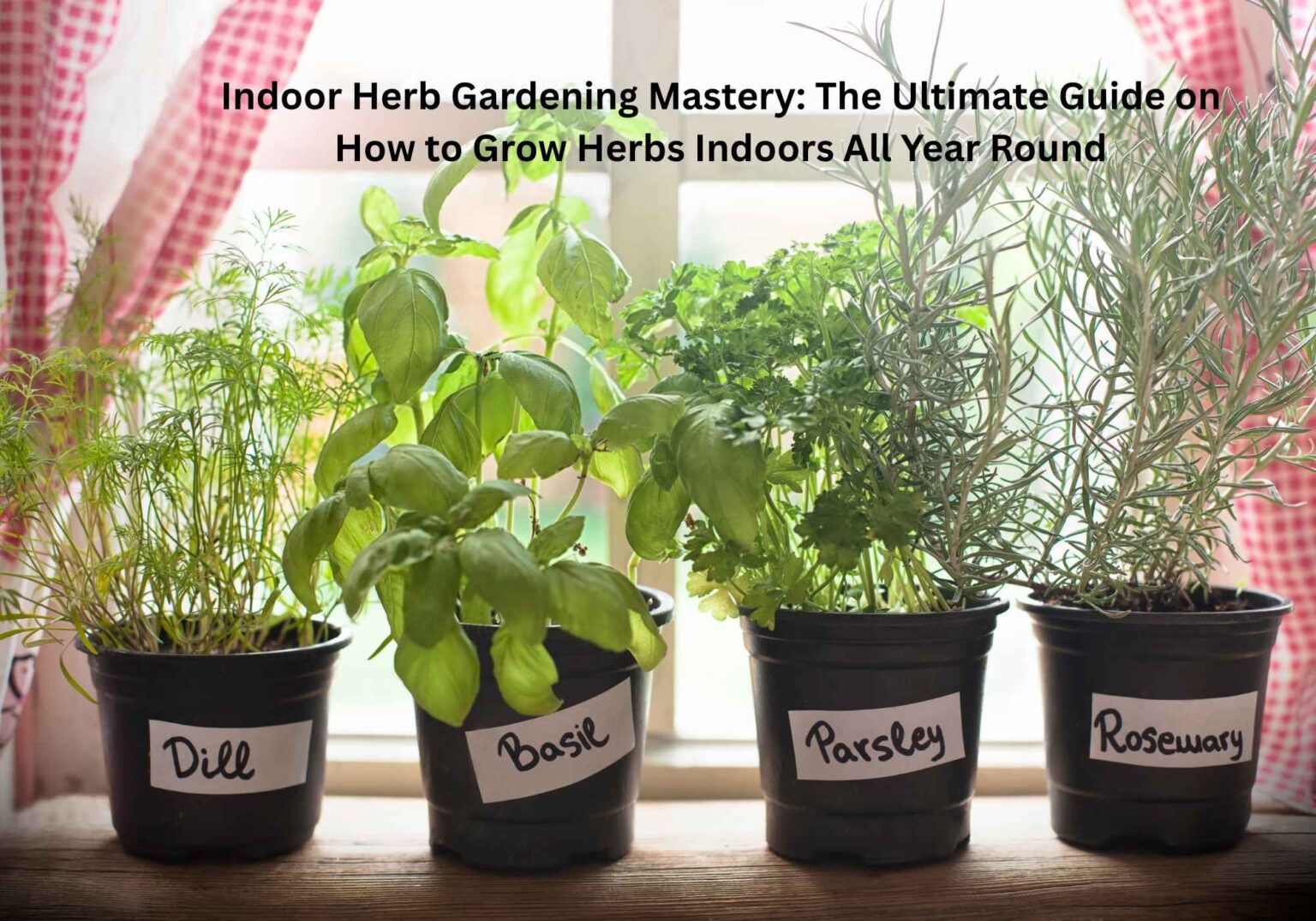 Indoor Herb Gardening Mastery: The Ultimate Guide on How to Grow Herbs ...