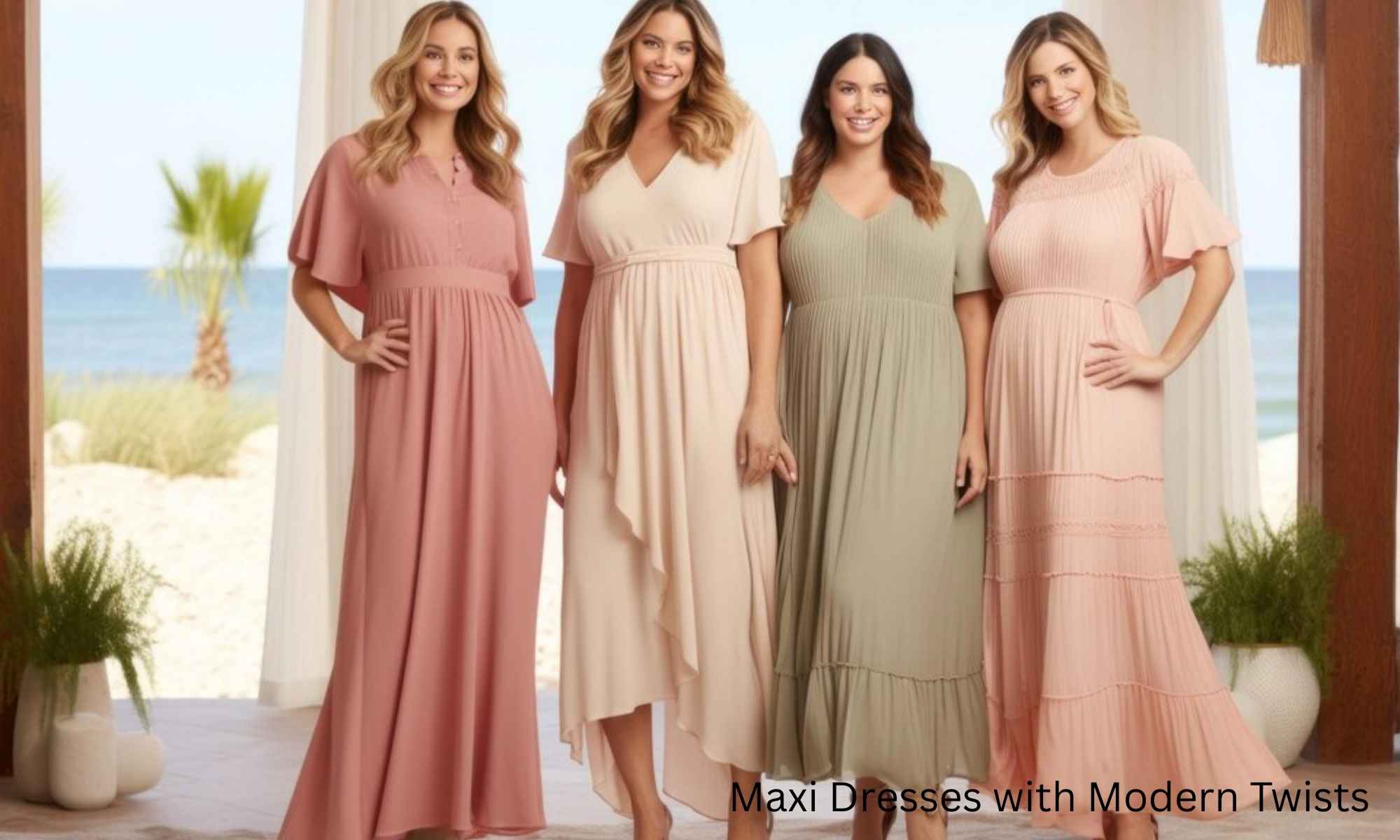 Maxi Dresses with Modern Twists - Plus Size Fashion Trends 2025