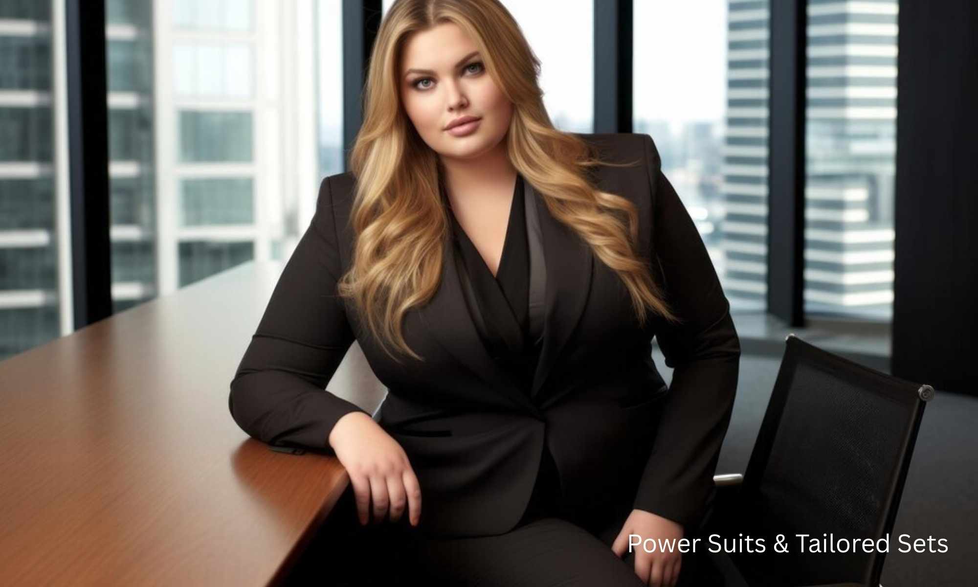 Power Suits & Tailored Sets - Plus Size Fashion Trends 2025