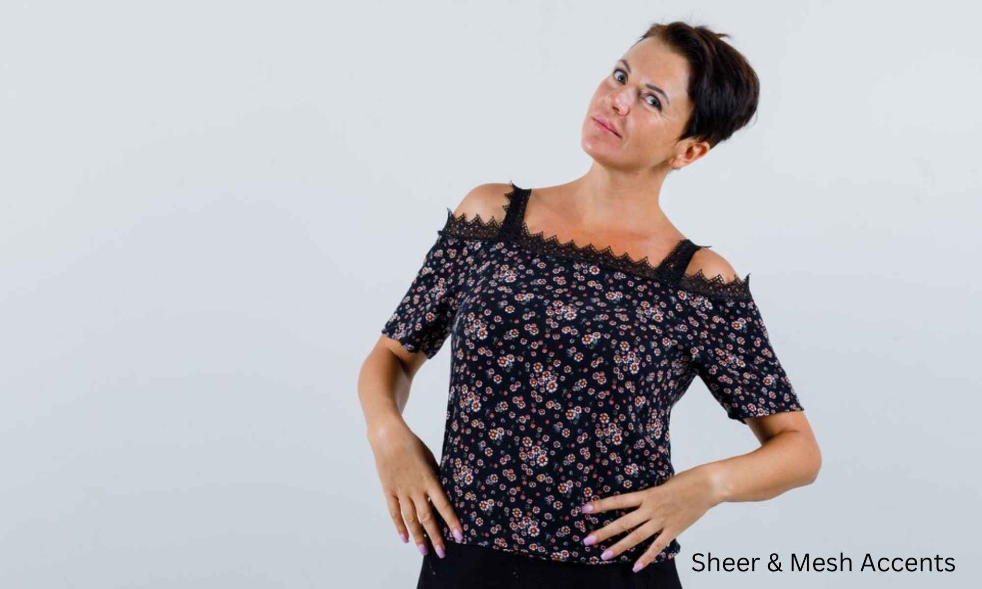 Sheer & Mesh Accents - Plus Size Fashion Trends 2025
