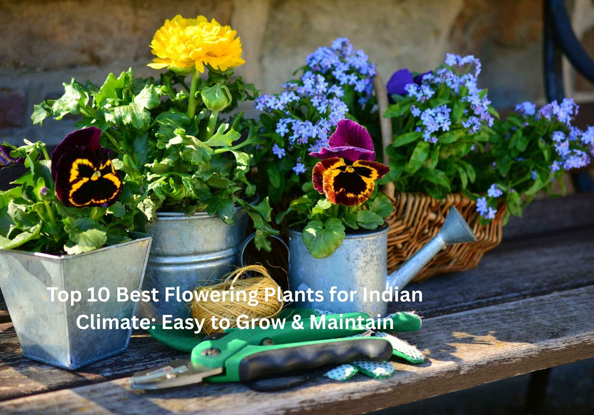 Best Flowering Plants for Indian Climate Easy to Grow & Maintain
