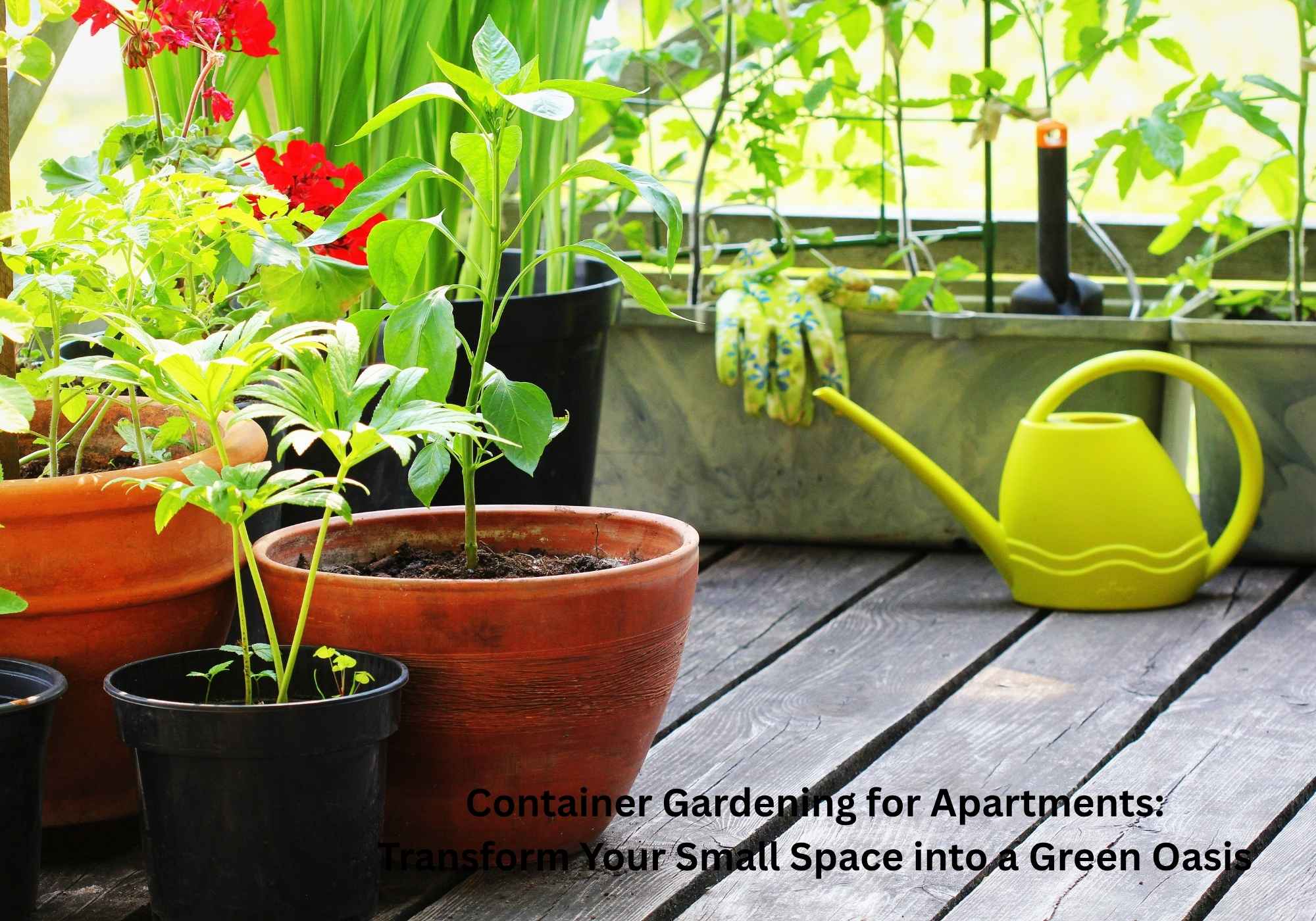 Container Gardening for Apartments Transform Your Small Space into a Green Oasis