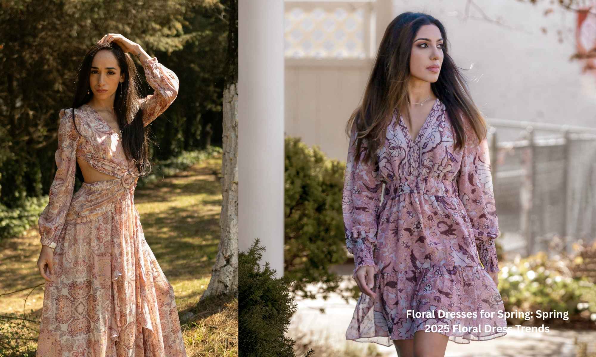 Floral Dresses for Spring Spring 2025 Floral Dress Trends