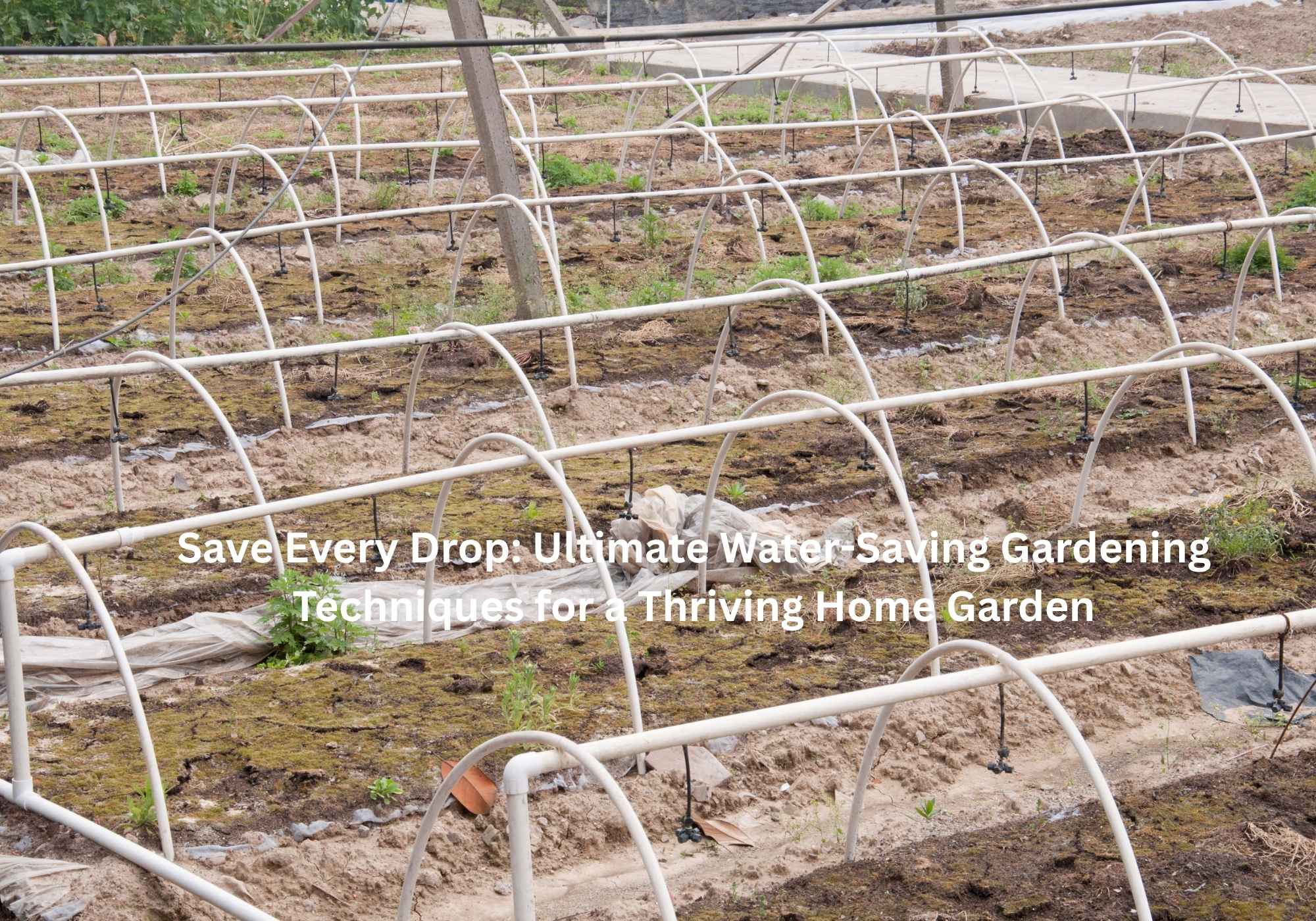 Save Every Drop Ultimate Water-Saving Gardening Techniques for a Thriving Home Garden