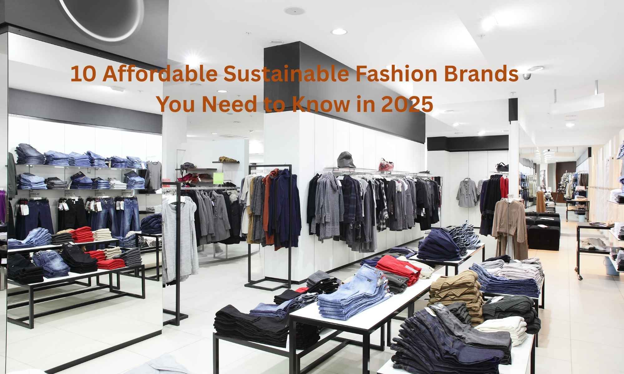 Affordable Sustainable Fashion Brands You Need to Know in 2025